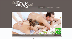 Desktop Screenshot of les-sens-ciel.be